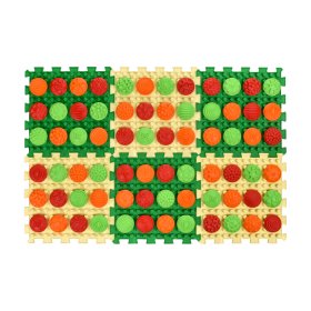 Masážna podložka Ortek Mix Puzzle – 6 dielov + 6 sád modulov Vzory