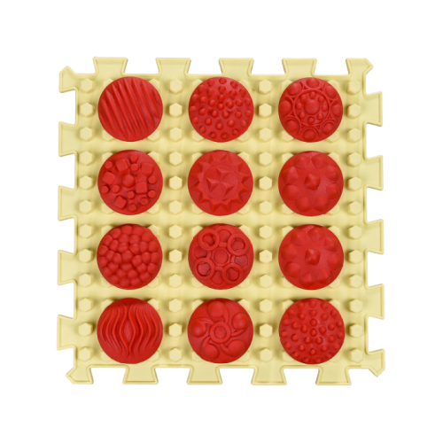 Masážna podložka Ortek Mix Puzzle – 4 diely + 4 sady modulov Vzory