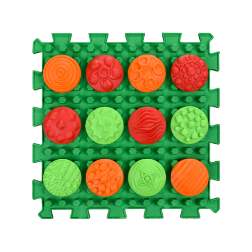 Masážna podložka Ortek Mix Puzzle – 6 dielov + 6 sád modulov Vzory