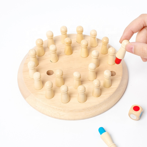 Mentálne šachy na rozvoj pamäti a pozornosti Drevená Montessori hračka 