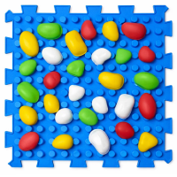 Masážna podložka Puzzle Mix PLÁSTVE, 1 diel + sada modulov Kamene