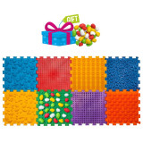 Masážna podložka Ortek Mix Puzzle, 8 dielov + modul Kamene