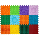 Masážna podložka Ortek Mega Mix Puzzle, 12 dielov, AKTUALIZOVANÁ Fyzioterapie psů