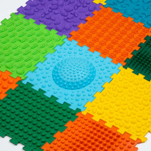 Masážna podložka Ortek Mega Mix Puzzle, 12 dielov, AKTUALIZOVANÁ