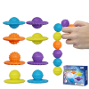 Magnetické antistresové guľôčky UFO zo silikónu, sada 4 ks
