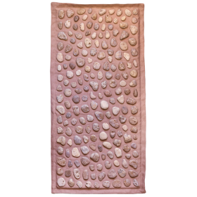 Masážna podložka s prírodnými kamienkami Ortek SOFT 93x44cm