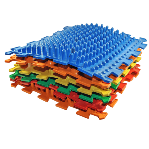 Masážna ortopedická podložka Puzzle "Mix" Tráva 1 element