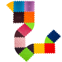 Masážna podložka Ortek Puzzle 10 prvkov + 6 trojuholníkov