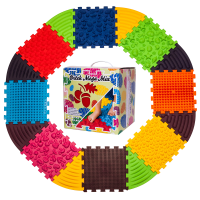 Masážna podložka Ortek Puzzle 8 prvkov + 8 trojuholníkov