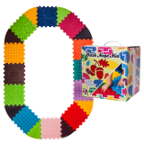 Masážna podložka Ortek Puzzle 12 prvkov + 8 trojuholníkov