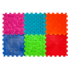 Masážna ortopedická podložka Puzzle "Mix" 6 prvkov