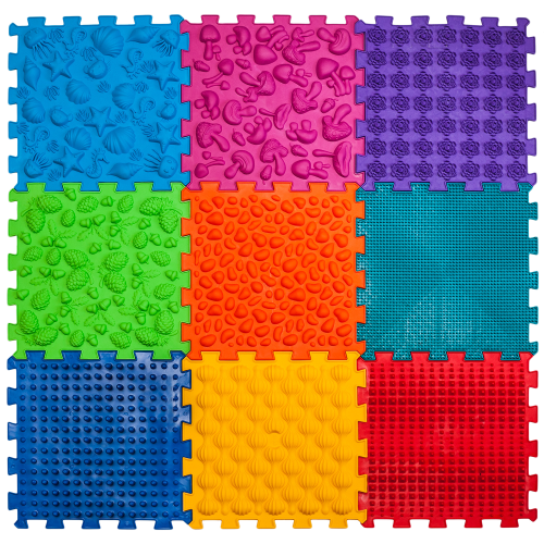 Ortopedicke podlozky Puzzle "Mix" 9 prvkov