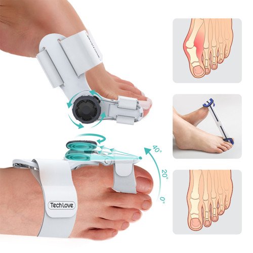 Valgus dlaha pomocka nastaviteľná Bandáž korektor na hallux valgus