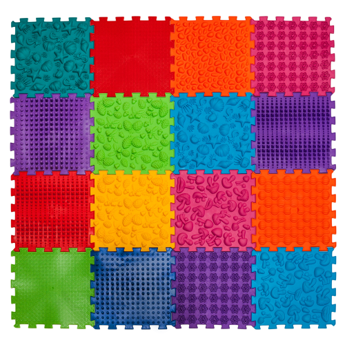 Ortopedicka podlozka Puzzle "Mega Mix" 16 prvkov