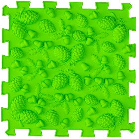 Masážna ortopedická podložka Puzzle "Mix" Žalude 1 element