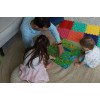 Masážna ortopedická podložka Puzzle "Mix" 10 prvkov + Hra Lesné dobrodružstvá DARČEK 
