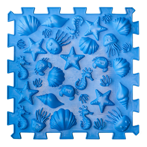 Masážna podložka Ortek Mix Puzzles, 12 dielikov + bezplatné vzory