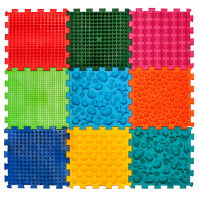 Senzorický chodník pre deti Ortek "Puzzle Morské" 9 modulov