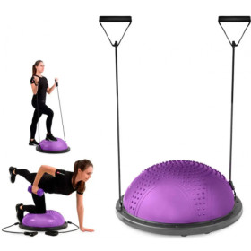 Balančná podložka BOSU pre fitness a gymnastiku D 59 cm nafukovacia s pumpičkou